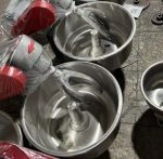 خمیر گیر 5 کیلویی خمیر کن 2 سال ضمانت دیگ استیل پارو آلومینیومی مدل gernd